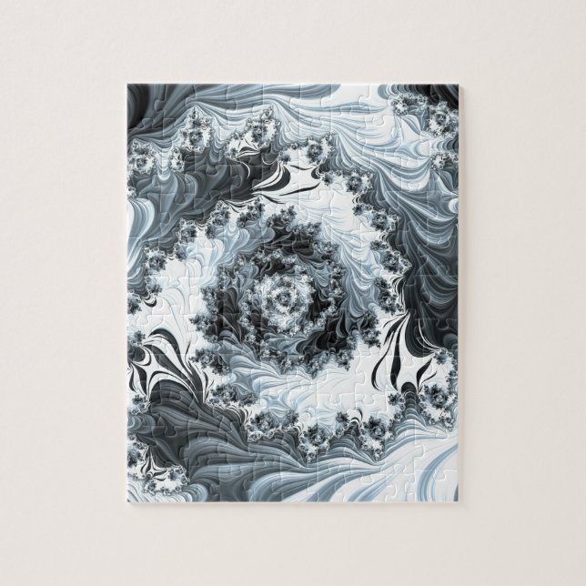 Abstract fractal patterns and shapes. Fractal Art Puzzle (Vertikal)