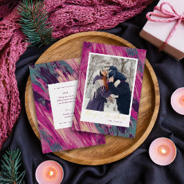 Abstract Frame Merry Christmas Photo Folien Feiertagskarte