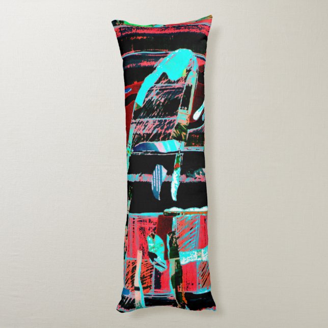 Abstract Freedom – Custom Brushed Polyester Body P Seitenschläferkissen (Rückseite (Vertikal))