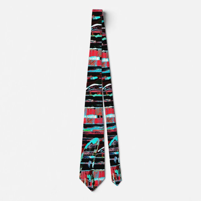 Abstract Freedom – Custom Necktie Krawatte (Vorderseite)