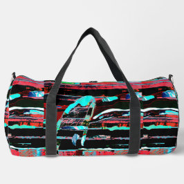Abstract Freedom – Drucken, Schneiden, Nähen Große Duffle Bag