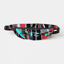 Abstract Freedom – Gedruckte und genähte Bauchtasc Bauchtasche