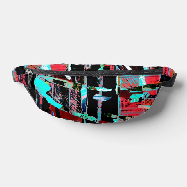 Abstract Freedom – Print Cut Sew Fanny Pack Bauchtasche (Ablage )