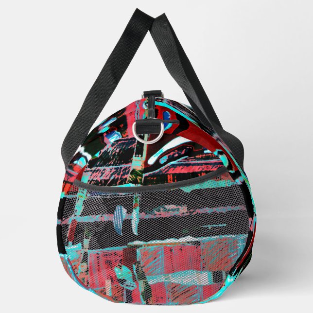 Abstract Freedom – Print Cut Sew Large Duffel Bag Duffle Bag (Rechts)