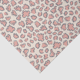 Abstract Garden Confetti | Pattern Blush Peach Seidenpapier