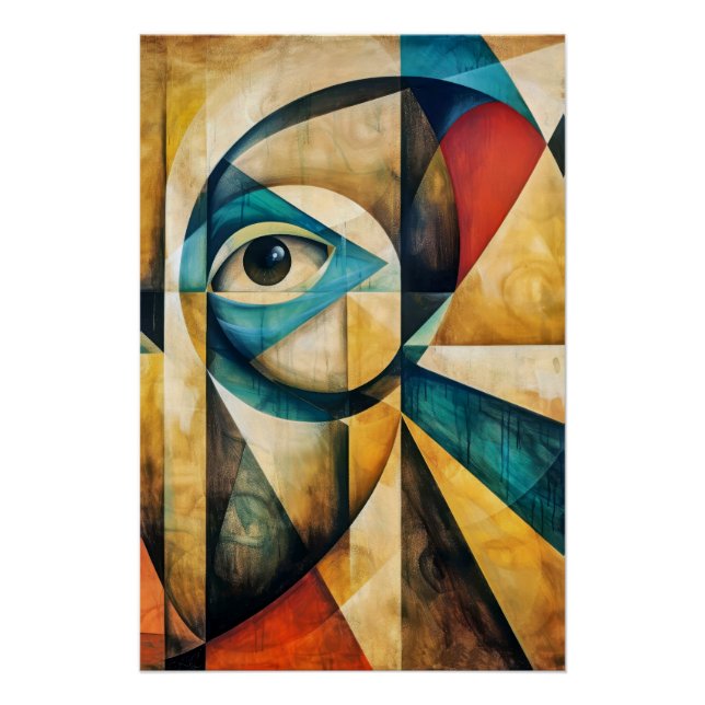 Abstract Gaze Poster (Vorderseite)