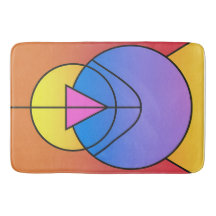 Abstract Geometric Circles Line Colorful