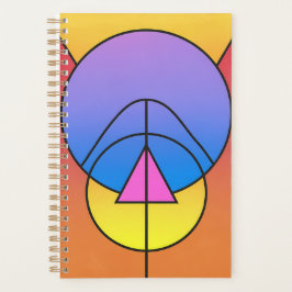 Abstract Geometric Circles Line Colorful  Planer