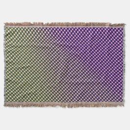 Abstract Geometric Gradient Checker Pattern 1278 Decke