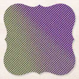 Abstract Geometric Gradient Checker Pattern 1278 Untersetzer