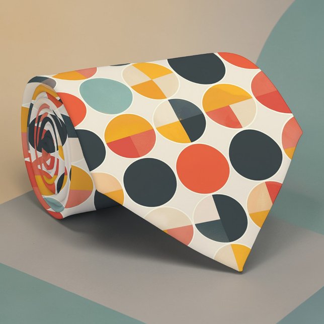 Abstract Geometric Multi-Color Custom Necktie Krawatte (Von Creator hochgeladen)