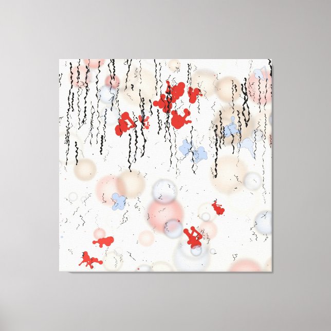 Abstract geometric painting  leinwanddruck (Vorderseite)