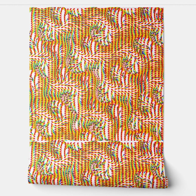 Abstract Geometric Pattern Wallpaper  Tapete (Abrollen)