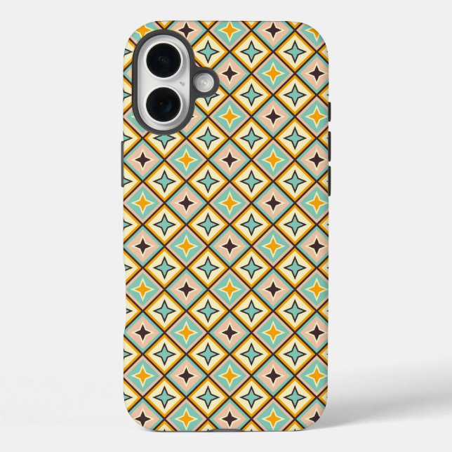 Abstract geometric pattern with diamond shapes Case-Mate iPhone hülle (Rückseite)