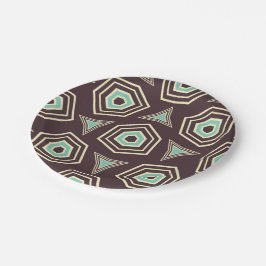 Abstract geometric pattern with layered pentagons  pappteller