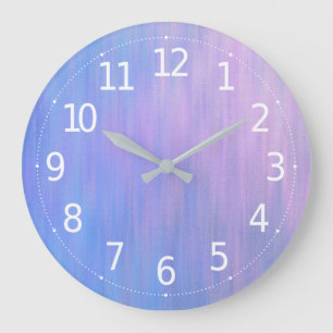 Abstract Gradient Grunge Artwork   Wall Clock Große Wanduhr