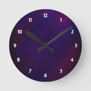 Abstract Haze Runde Wanduhr
