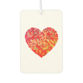 Abstract Heart Confetti Art Autolufterfrischer