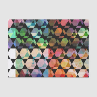 Abstract Hexagon Graphic Design Seidenpapier