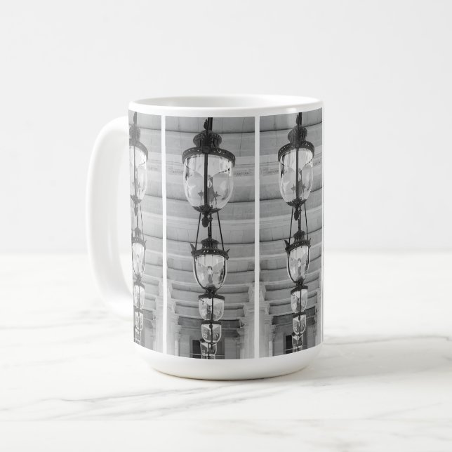 Abstract Inkblot Pattern Kaffeetasse (Vorderseite Links)