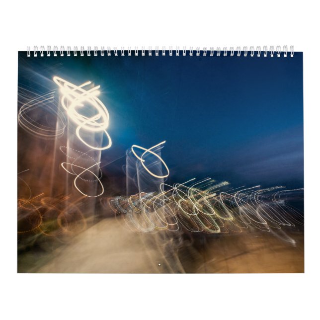 Abstract Intentional Camera Movement Night Light T Kalender (Titelbild)
