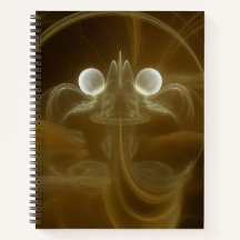 Abstract Light Energy Spiral Notebook