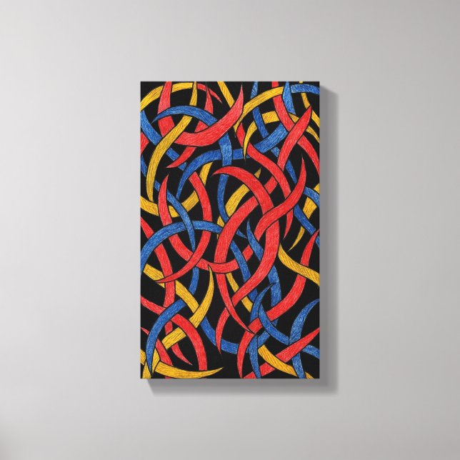 Abstract Light Fragments Leinwanddruck (Vorderseite)