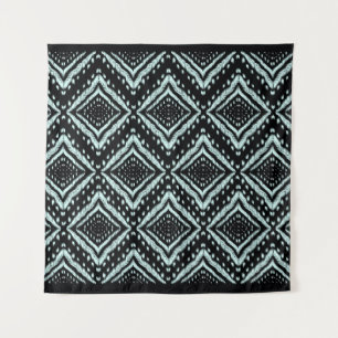Abstract Line, Beautiful, Ikat seamless pattern, B Wandteppich