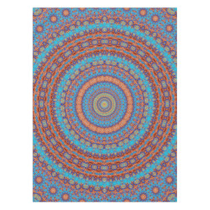 Abstract mandala round seamless pattern kaleidosco tischdecke