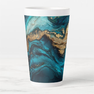 Abstract marine  milchtasse