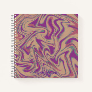 Abstract Minimalist Notebook Notizbuch