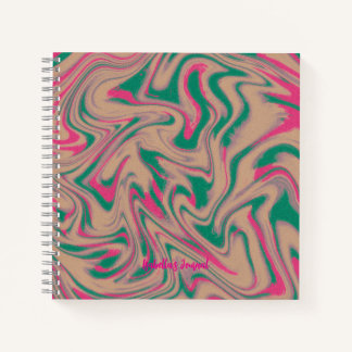 Abstract Minimalist Sketchbook Notizbuch