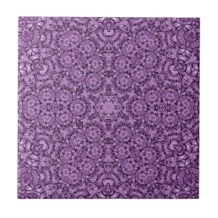 Abstract modern mosaic kaleidoscopic tile pattern fliese