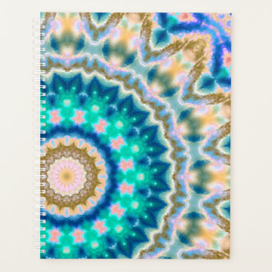 Abstract modern mosaic kaleidoscopic tile pattern planer