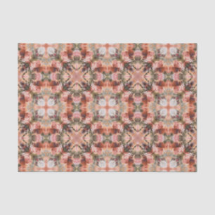Abstract modern mosaic kaleidoscopic tile pattern seidenpapier