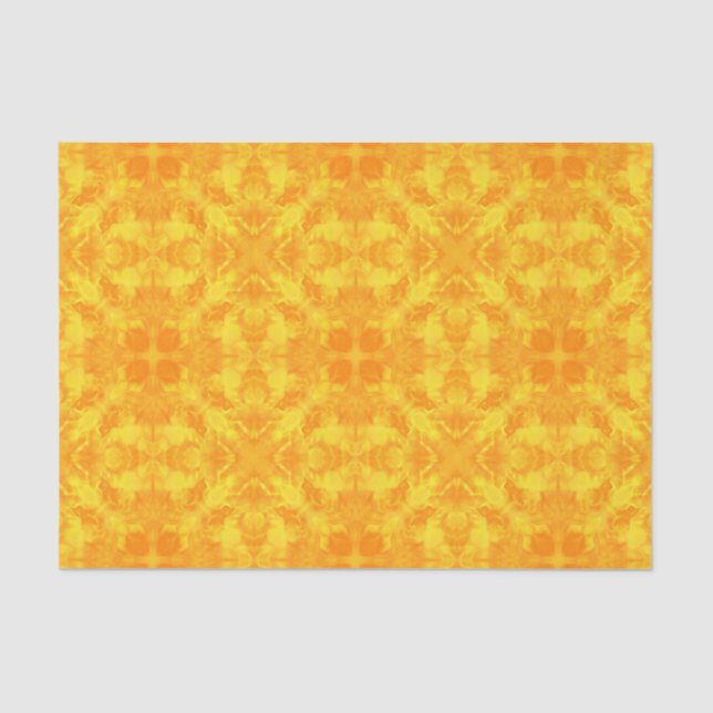 Abstract modern mosaic kaleidoscopic tile pattern seidenpapier (Vorderseite)