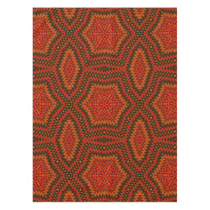 Abstract modern mosaic kaleidoscopic tile pattern tischdecke