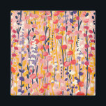 Abstract Modern Wildflower Floral Botanical Garden Magnet<br><div class="desc">A vibrant abstract floral garden with playful wildflowers,  soft botanical shapes,  and expressive textures.</div>