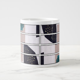 Abstract Mug Design Jumbo-Tasse