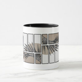 Abstract mug design tasse
