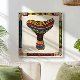 Abstract Mushroom Leinwanddruck