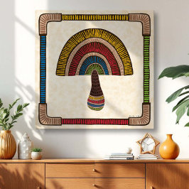 Abstract Mushroom Leinwanddruck