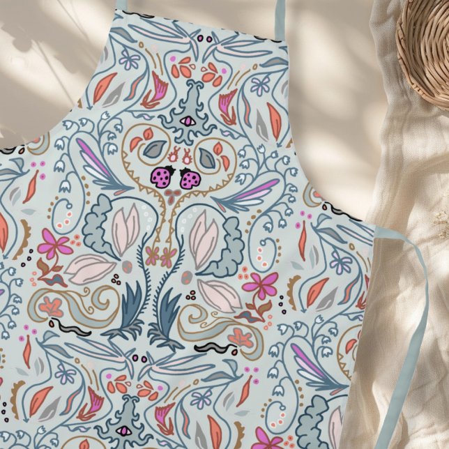 Abstract Nature Illustrated All-over Pattern Schürze (Von Creator hochgeladen)