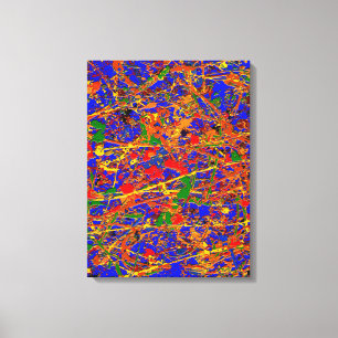 Abstract Nr. 741 Leinwanddruck