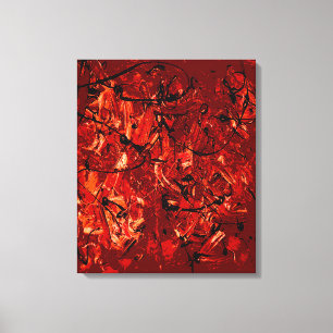 Abstract Nr. 757 Leinwanddruck
