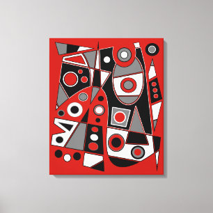 Abstract Nr. 968 Leinwanddruck