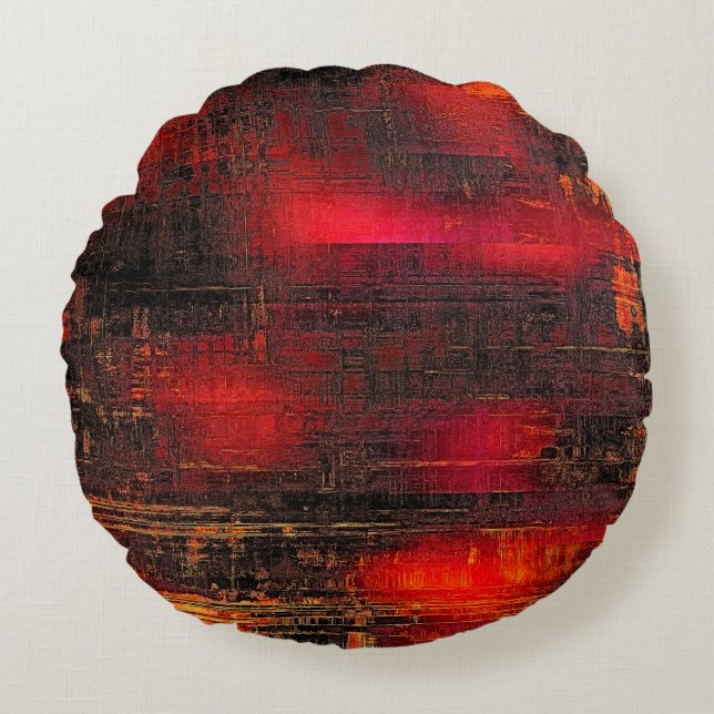 Abstract old background or faded grunge texture. W Rundes Kissen (Vorderseite)