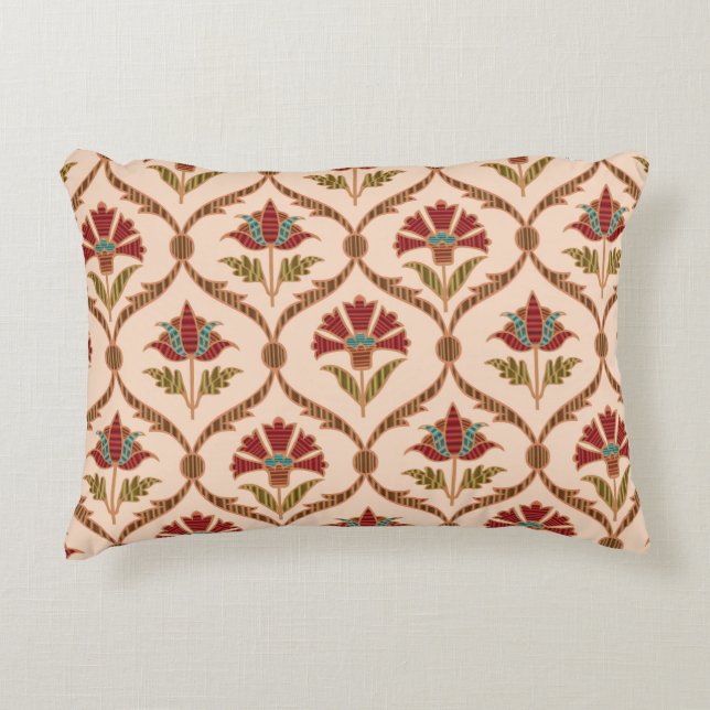 abstract ornamental vintage pattern designart,abst dekokissen (Vorderseite)