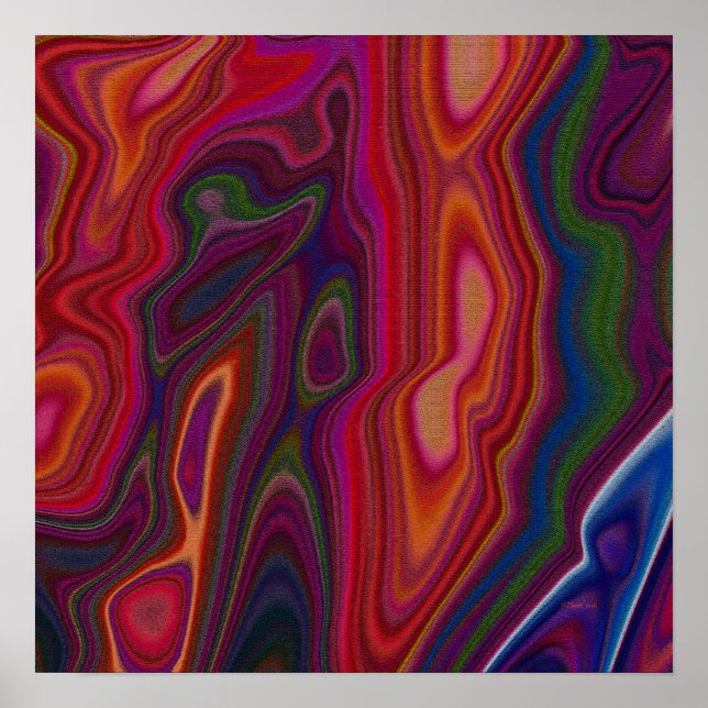 Abstract Overload Poster (Vorne)