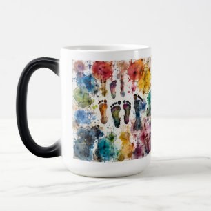 Abstract Paint Feed dreht sich alles um Farbe Verwandlungstasse